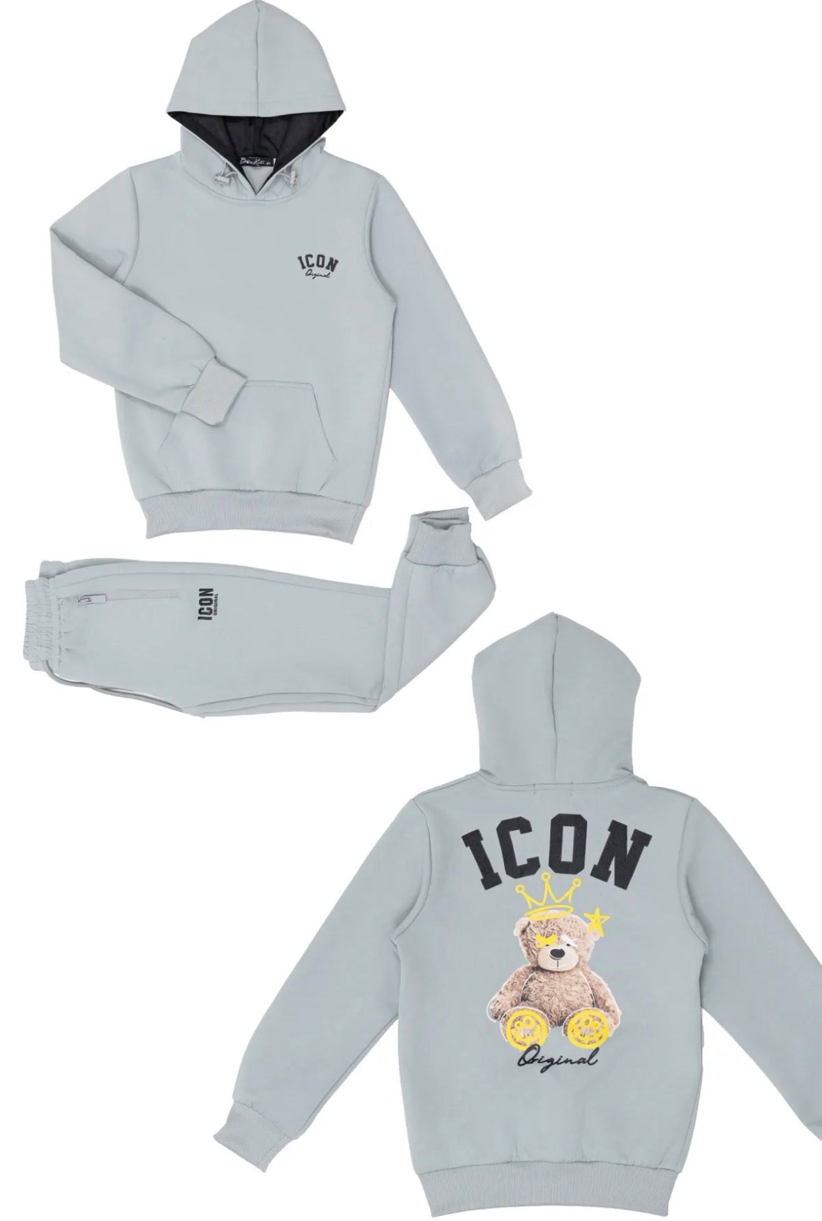 Icon Joggingpak Beer gele kroon