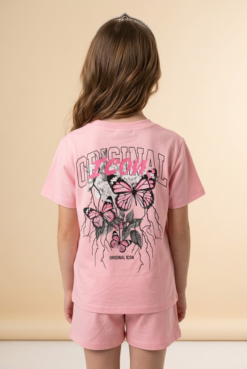 Icon Zomerset roze vlinder