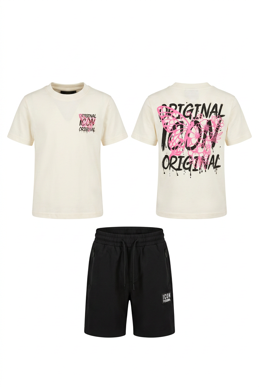 ICON kinder Zomerset Roze vlinder