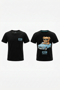 ICON kinder T-shirt Blauwe sportauto