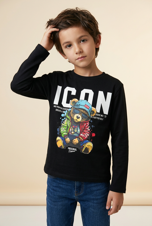 ICON Longsleeve sitting bear