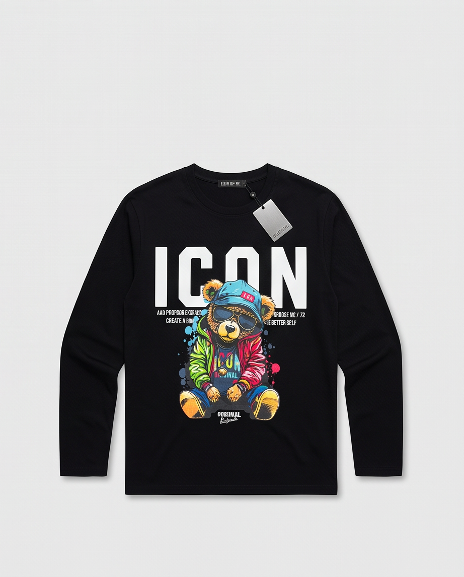 ICON Longsleeve sitting bear