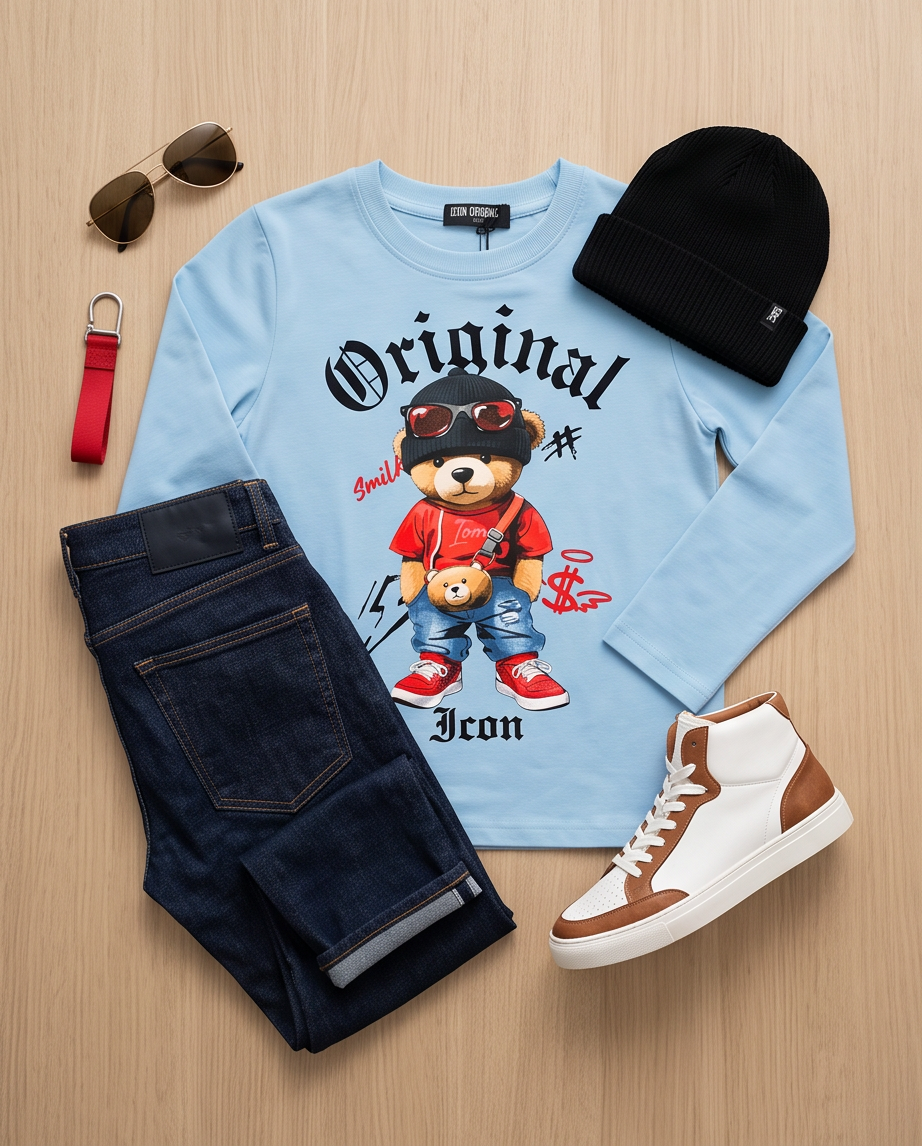 ICON longsleeve Bear standing