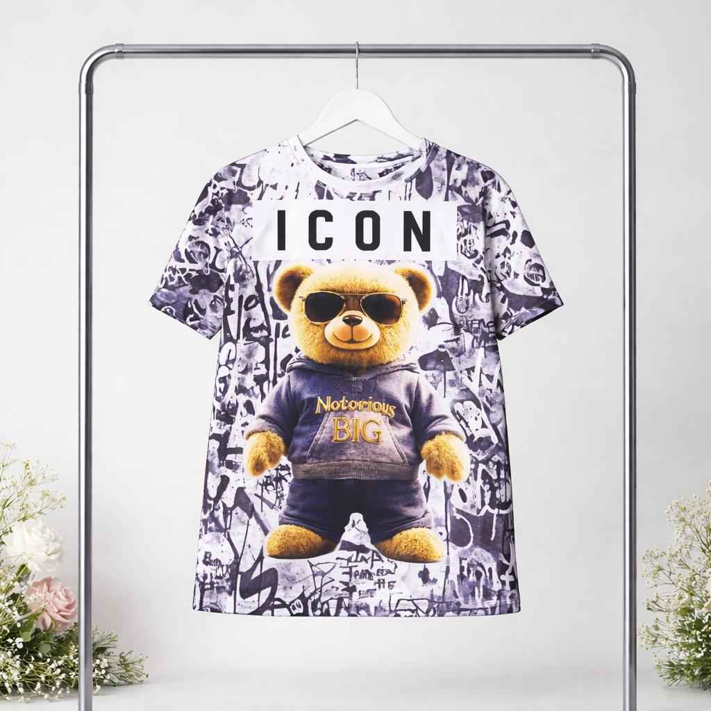 T-shirt Icon Bear Bling