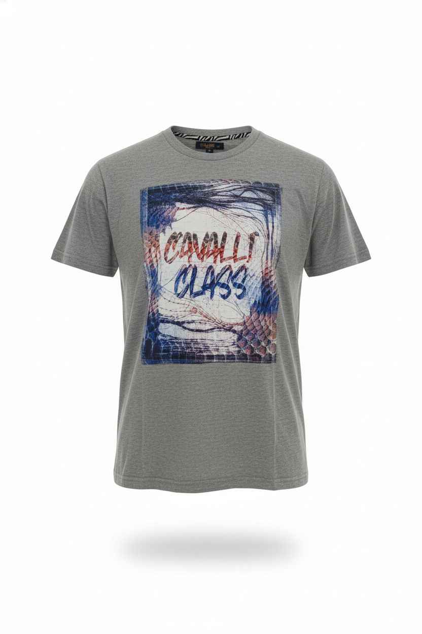 T-shirt Cavalli Class Gray