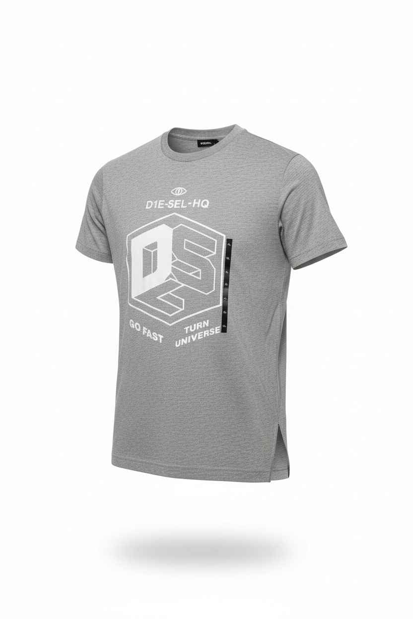 T-shirt Diesel Gray