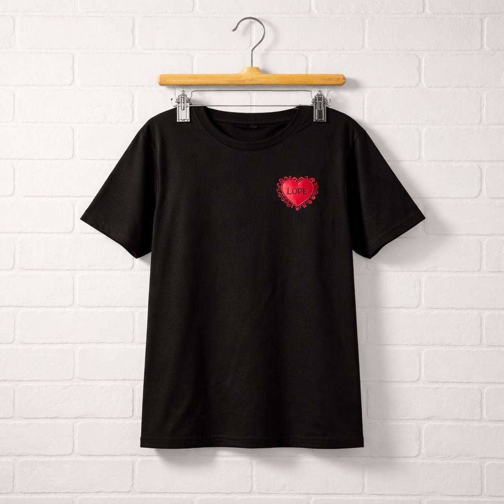 ICON T-shirt met LOVE print