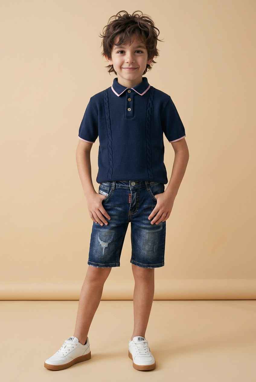 Icon Spijkershort Dark Blue