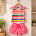 Summerset Diamond & Stripes - Geel/Wit