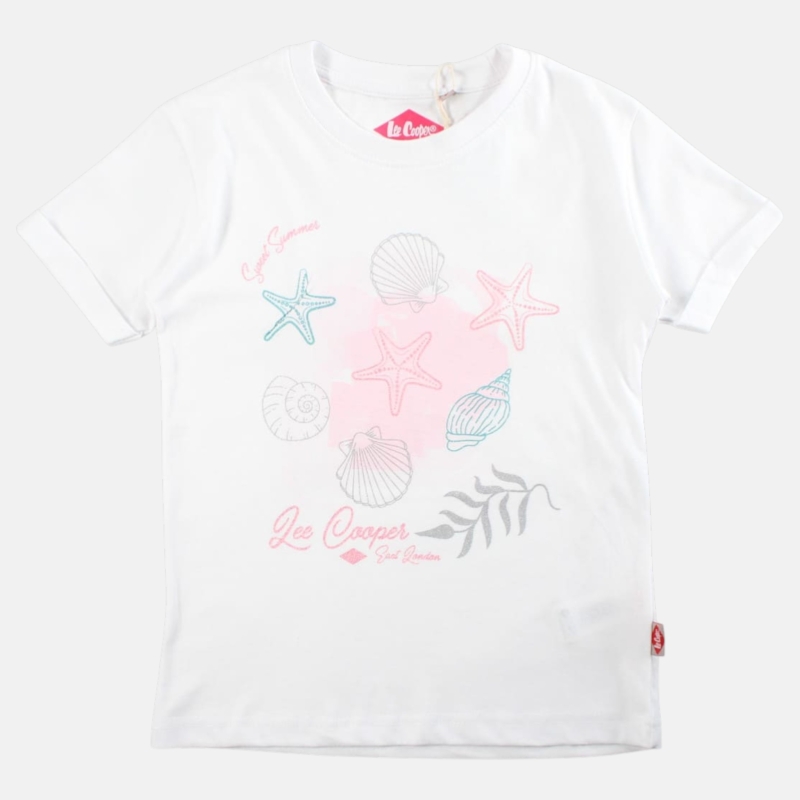 Lee Cooper T-shirt Shells (wit)